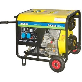 Resim Aksa Aap 8000 De Monofaze Marşlı 8 Kva Dizel Jeneratör 