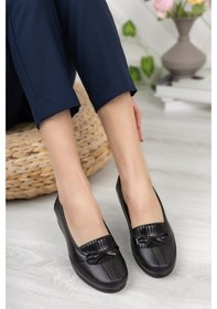 Resim Ayakkabı Ülkesi Ortopedik Günlük Kadın Ayakkabı (553870891) Siyah 