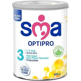Resim Sma Optipro Probiyotik 3 Bebek Devam Sütü 1-3 Yaş 400gr 