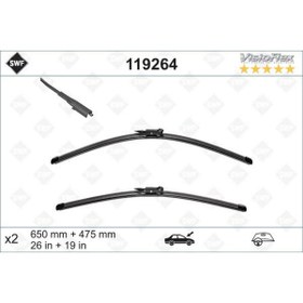 Resim Valeo SILECEK SUPURGESI TAKIMI 650mm / 475mm MERCEDES B-CLASS W246 11 (222810) 18 SWF Uyumlu 