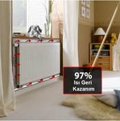 Resim Alizon 15 Adet Yapışkanlı Isı Yalıtım Levhası 3 Mm Petek Arkası Radyatör Kalorifer Arkalığı Izolasyon Plaka 