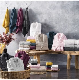 Resim Yataş Bedding Essentıals %100 Pamuk Banyo Havlusu Pudra 90X150 Cm (474397263) 