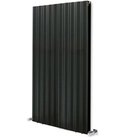 Resim 900 x 795mm Yüksek Isı Kapasiteli Dekoratif Amber Dikey Aluminyum Antrasit Radyatör 