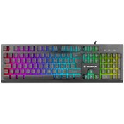 Resim Rampage MIRACLE K2 RGB Işıklı Membrane Switch Gaming Oyuncu Klavye 
