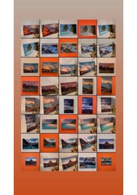 Resim Akarsu Orman Dağ Manzaralı Natürel Ahşap Çerçeve Ev İşyeri Ofis D 