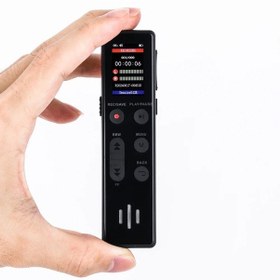 Resim Led Ekranlı 64gb Ses Sensörlü Kayıt Cihazı 35 Saat Kayıt 
