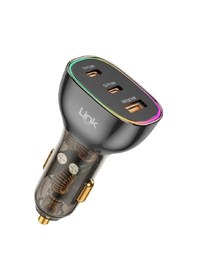 Resim Linktech C506 80w 2xpd 30+20w Usb Araç İçi Şarj Adaptörü Başlık - 