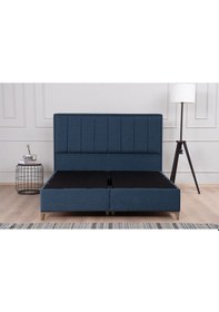 Resim Kilim Mobilya Gold Therapy Sandıklı Baza Ve Başlık Seti Mavi ( Yatak Dahil Değildir ) 150x200 Mavi 