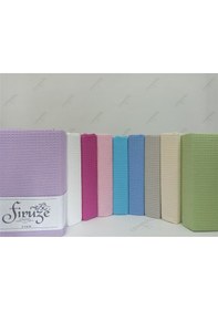 Resim Firuze Çift Kişilik Petek Dokuma Pike 8 Renk Seçeneği Bej 