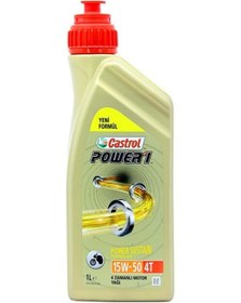 Resim Castrol Power 1 4T 15W-50 Yarı Sentetik Motor Yağı 1 L 