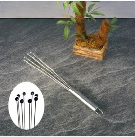 Resim Tohana Top Uçlu Çubuk Çırpıcı 76123 Gümüş 