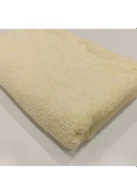 Resim Pamuklu Havlu Kumaş Açık Sarı Sarı 