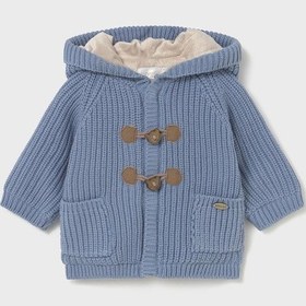 Resim Mayoral Newborn Erkek Bebek Kürk Astarlı Triko Hırka Mavi Mavi 