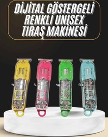 Resim Teknorot Tıraş Makinesi Renkli Dijital Göstergeli Epilasyon Öncesi Kısaltma Makinesi 