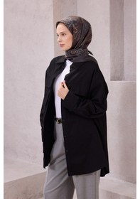 Resim BELLİ Saf İpek Twill Eşarp 4207d01 Antrasit - 07 
