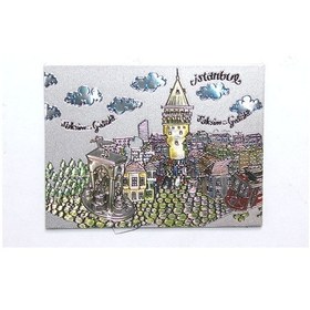 Resim İstanbul Temalı Magnet Model 9 - 9091661921552do 