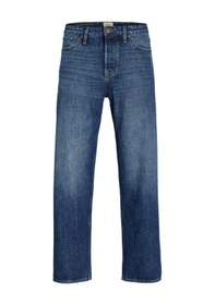 Resim Jack & Jones Erkek Bol Kesim Jeans J&j.12261693 Mavi 
