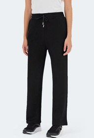 Resim Slazenger VERSUS Kadın Cepli Bol Paça Siyah Eşofman Altı 