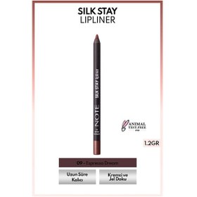 Resim Note Cosmetics Silk Stay Lipliner Suya Dayanıklı İpeksi Dudak Kalemi 09 Espresso Dream 