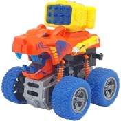 Resim Vardem Sürtmeli Dinazor Araçlar - Sesli ve Işıklı - D500-19 - Turuncu 