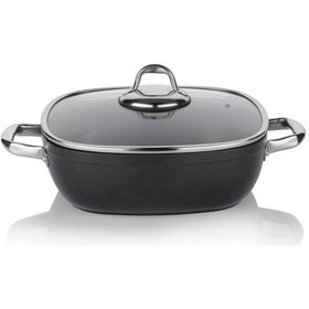 Resim Schafer Gastronomıe Granit Basık Tencere 24 Cm 