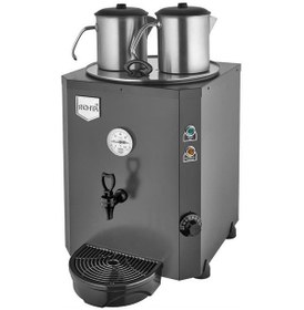 Resim Remta Jumbo 23 Litre İki Demlikli Çay Kazanı Makinesi - Siyah 