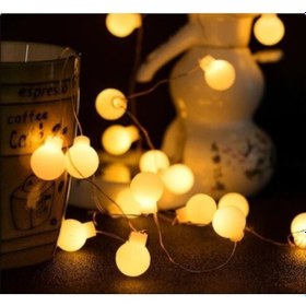 Resim Beyaz Top Led Gün Işığı Pilli 2 Kademeli Gün Işığı 