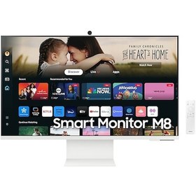 Resim Samsung 32" Smart Monitör LS32DM801UUXUF M8 4K Monitör 