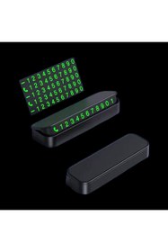 Resim tg tek-iş global Araç İçi Telefon Numaratörü – Gece Görünür Oto Numaralık Plakası 
