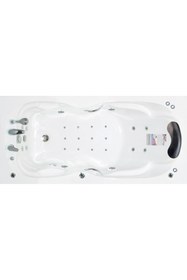 Resim Waterway Mınnesota Jakuzi 180x80h:55 Tango Hidromasajlı Sistemli Küvet Gövde Metal Ayak Dört Yön Panel 