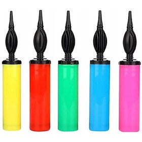 Resim Balon Şişirme Pompası Renkli 