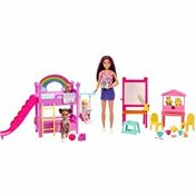 Resim Barbie Skipper Bebek Bakıcılığı Eğlencesi Oyun Seti HND18 
