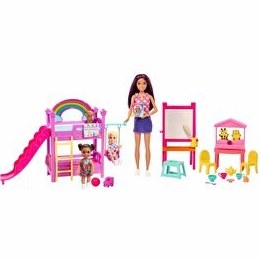 Resim Barbie Skipper Bebek Bakıcılığı Eğlencesi Oyun Seti HND18 