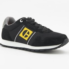Resim Caterpillar Siyah - Sarı Erkek Deri Sneaker SHELBY 