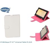 Resim Addison Ip 266 Beyaz 9 9 7 Universal Tablet Kılıf 