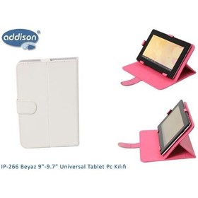Resim Addison Ip 266 Beyaz 9 9 7 Universal Tablet Kılıf 