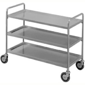 Resim Electrolux Professional 3 Katlı Servis Arabası İtme Kollu 1200 MM STR123WH 