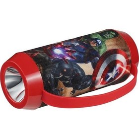 Resim Marvel Avengers Yenilmezler Radyolu USBli Bluetooth Hoparlör Lisanslı MV-1003-AV1 Volkano