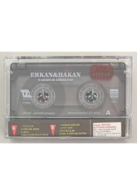 Resim Erkan & Hakan Yağmur Gözlüm Kaset Orjinal Dönem Baskı 