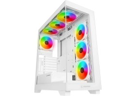 Resim Rampage Hydra V3 Whıte Temperli Camlı BeyazAtx Mid-T Exclusive Gaming Oyuncu Kasası 