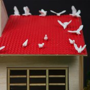 Resim 10 adet Minyatür Beyaz Güvercin Modelleri - Çiftlik, Bahçe Düzenleri ve Diorama Mimarisi Sahne için Rustik Plastik Kuş Dekoru, Düğün ve Etkinlik Dekorasyonu için DIY Malzemeleri, Etkinlik Dekoru | Rustik Kuş Dekoru | Detaylı Tüy Tasarımı, Güvercin Dekoru 