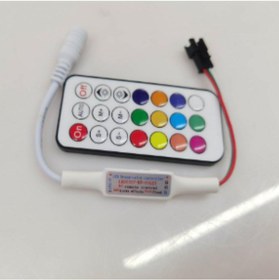 Resim El Kumandası Sp104e Rgb Uzaktan Kumanda Led Işık Remote Controller Kontrol 5metre Dc 5-24v 