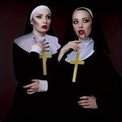 Resim 1 adet OSPLAY Nun Kostümü Seti Başörtüsü, Kolye, Eldiven ve Çoraplarla - Maskeli, Cadılar Bayramı ve Temalı Etkinlikler için Parti Giyim Aksesuarları, Polyester ve Spandex Karışımı, Parti Giyim Aksesuarları|Oyuncağı Nun Tasarımı|Polyester Karışımı 
