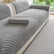 Resim 1 adet Peluş Koltuk Örtüsü - Bohem Tarzı Şezlong Örtüsü, Evcil Hayvan Dostu Koltuk Örtüsü, Kaymaz Koltuk Örtüsü, Çizilmeye Karşı Dayanıklı, Modern Koltuk Örtüsü, Oturma Odası, Yatak Odası, Ofis için Uygun - Makinede Yıkanabilir 