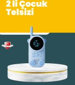 Resim Lcd Ekranlı Çocuk Telsizi İki Yönlü Ses, 1-3 Km Çekim Mesafesi 