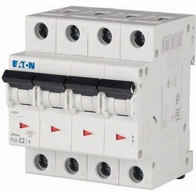 Resim Eaton Pl6-c2/4 Minyatür Devre Kesici - 6ka - C Eğrisi - 4x2a 