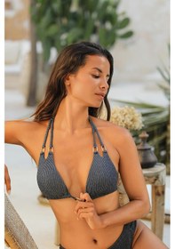 Resim Amarelle Maldives Lacivert Dolgusuz Üçgen Bikini Üst Lacivert 