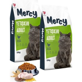 Resim Mercy Tavuklu Yetişkin Kedi Maması 2 x 15 KG 