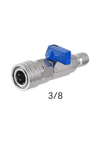 Resim Geeksen Stahl Giderici Aracı Temizleme Valfi: 3/8" Erkek-dişi Anahtar, Yüksek Basınçlı, Kuru Dayanıklı, Uluslararası Standartlar Uygun 