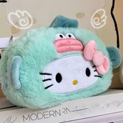 Resim 1 Adet Sanrio Palyaço Balığı Hafif Kalem Kutusu, Ofis Kırtasiye Düzenleyici Dönüştürülebilir Stil KT Cat Çanta 